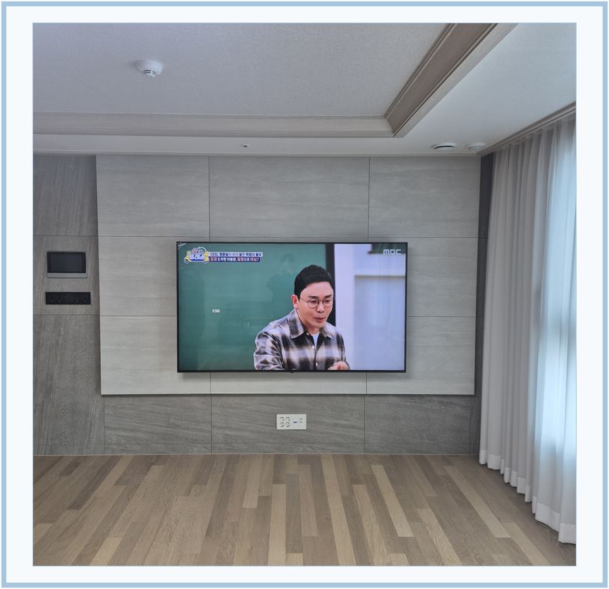 마곡동 · 발산동 · 방화동 벽걸이TV 설치 시 화면 위치를 참고할 수 있는 사진 2