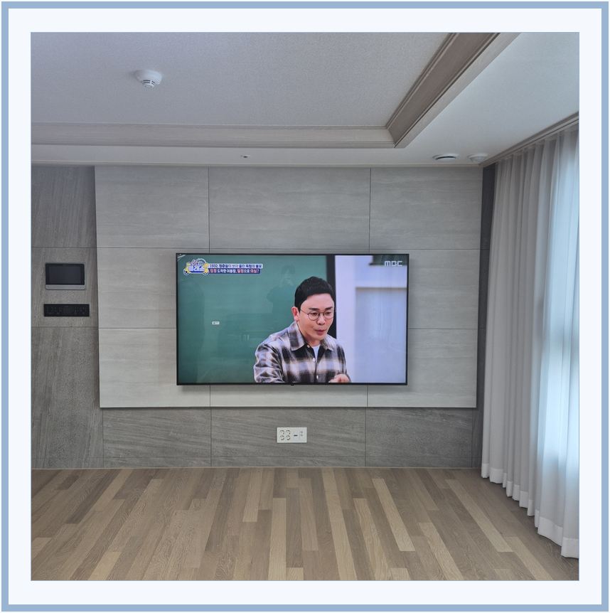 상암동 · 수색증산 · 은평 벽걸이TV 설치 시 화면 위치를 참고할 수 있는 사진 3
