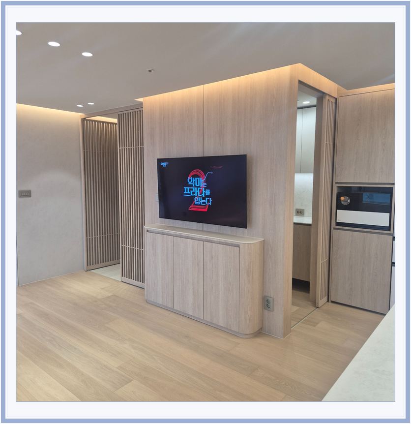 중화동 · 이문휘경 · 상봉동 벽걸이TV 설치 시 화면 위치를 참고할 수 있는 사진 3