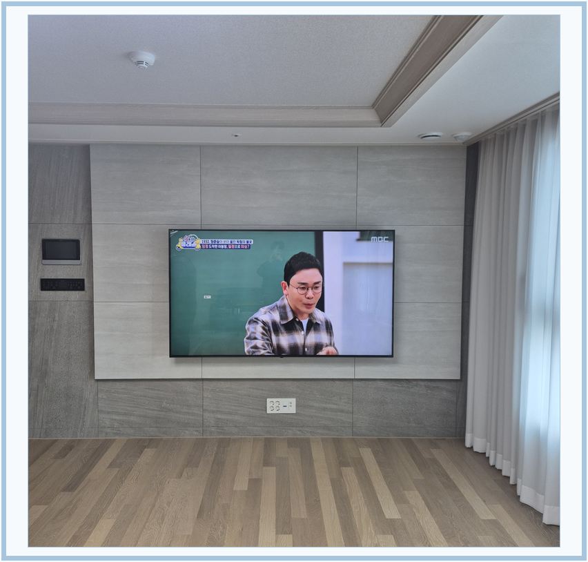 다산동 · 미사 · 교산 벽걸이TV 설치 시 화면 위치를 참고할 수 있는 사진 2