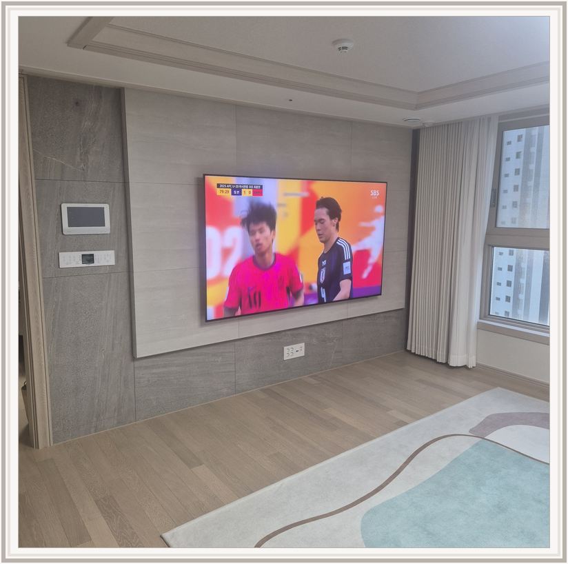 구월동 · 서창동 · 주안동 벽걸이TV 설치 시 화면 위치를 참고할 수 있는 사진 1